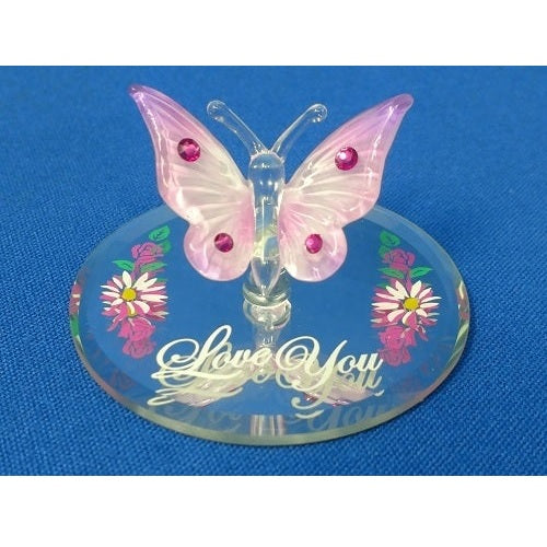 Glass Baron Butterfly "Love You"