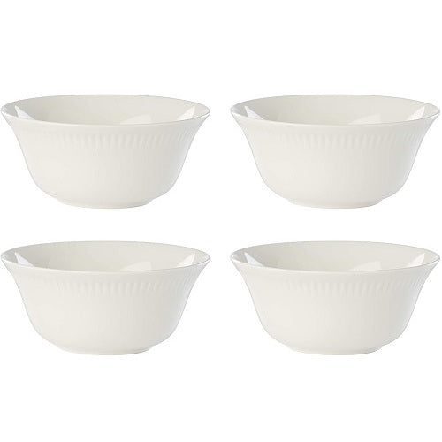 Profile White Porcelain 4-Piece All-Purpose Bowls by Lenox