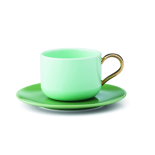 Kate Spade New York Make It Pop Cup & Saucer Set Green