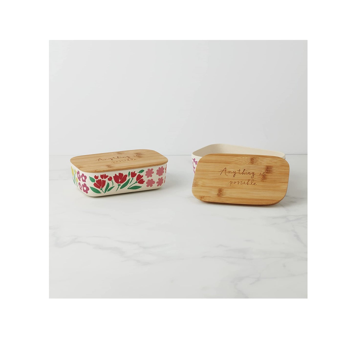 Kate Spade Floral Field™ Lunch Set Rectangle Container, set of 2