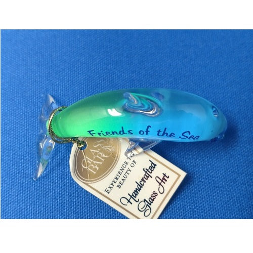 Glass Baron Tiny Dolphin "Friends of the Sea" Figurine