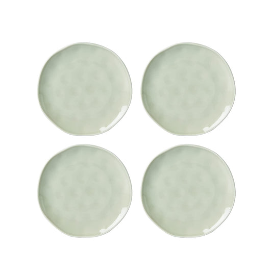 Bay Colors 4-piece 8" Gray Accent Plate Set by Lenox