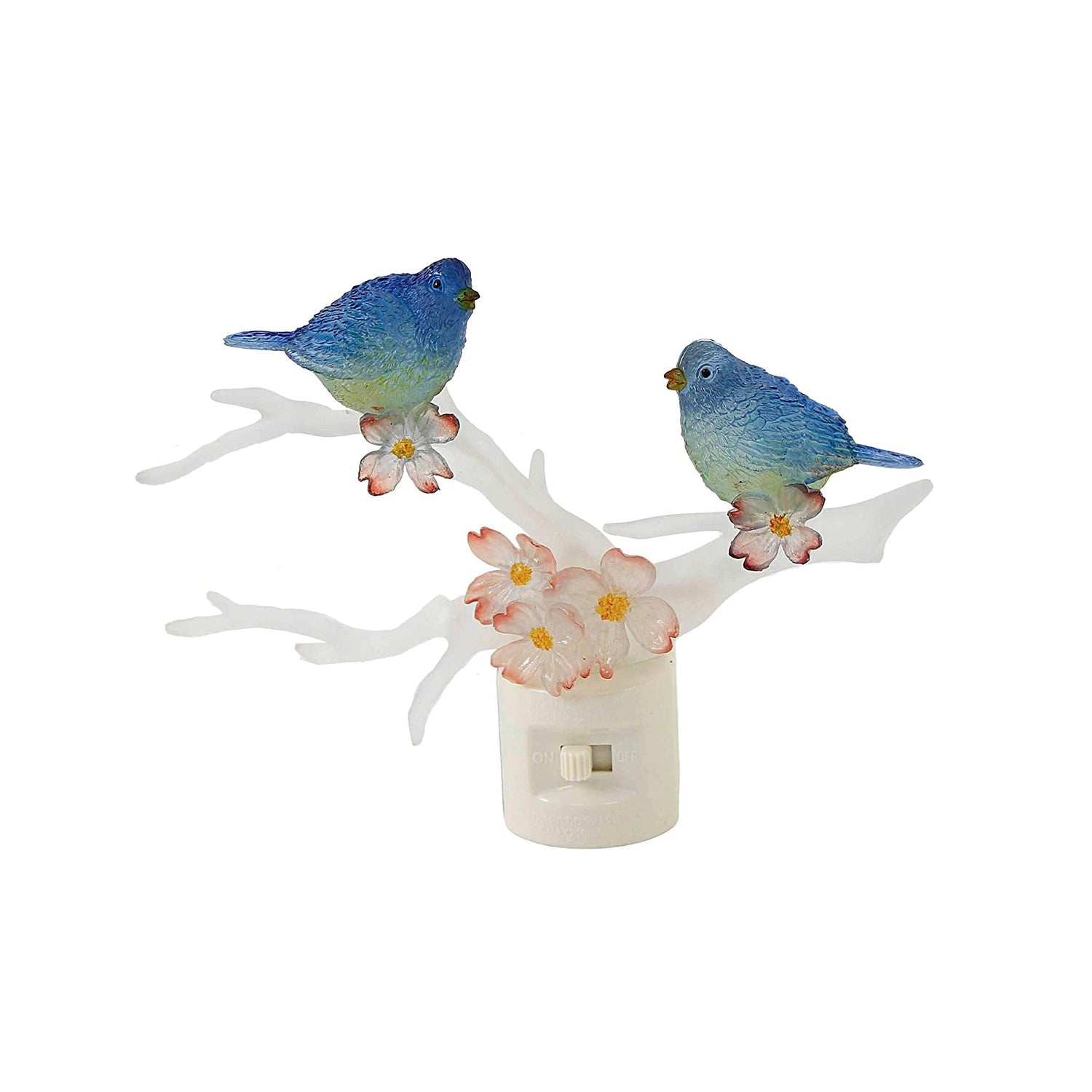 Roman Bluebird on Dogwood Branch LED Night Light