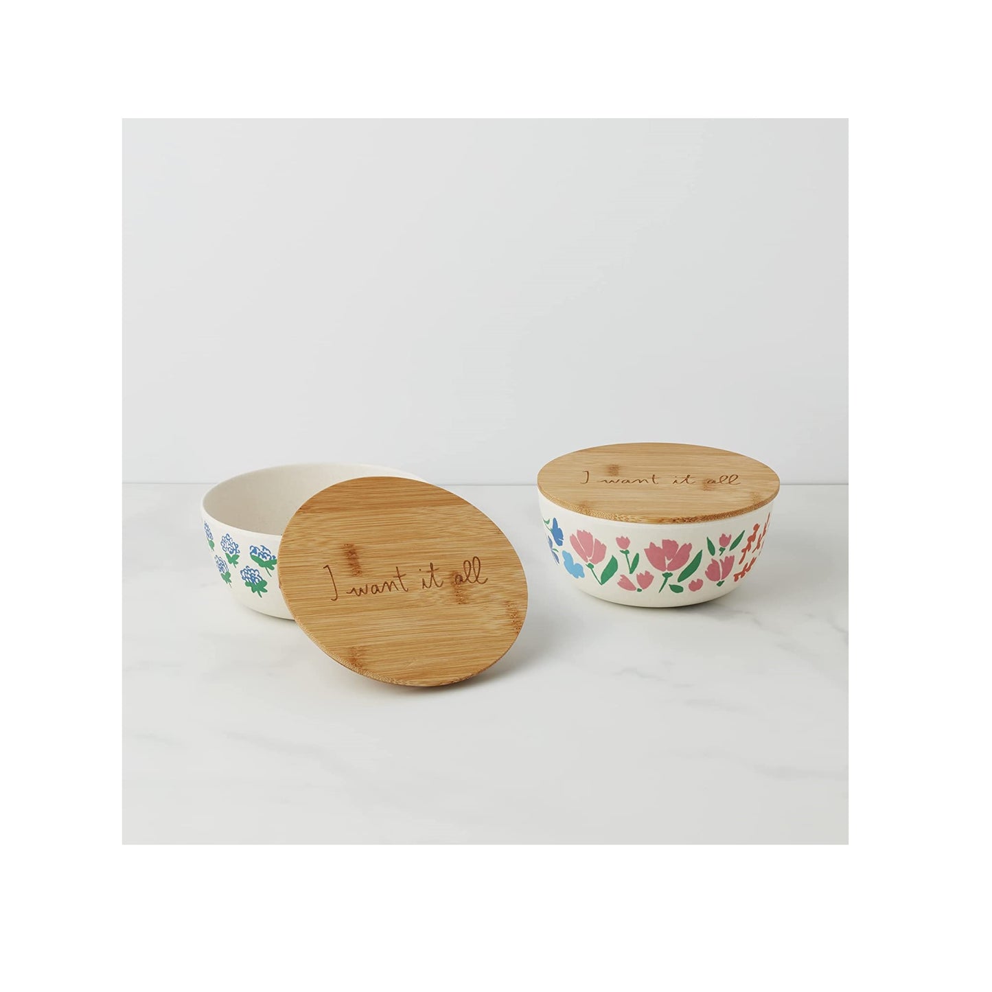 Kate Spade Floral Field™ Lunch Set Round Container, set of 2