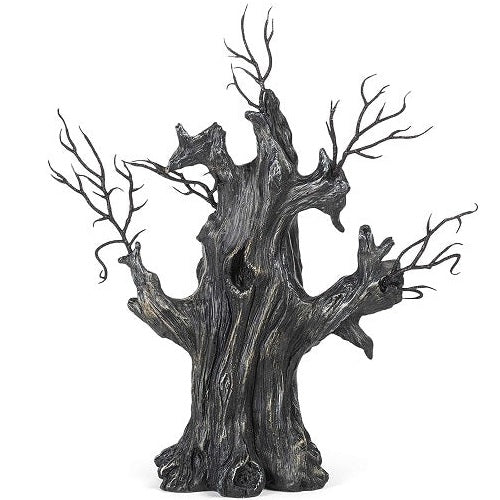 Rustic Brown Halloween Tree Face LED 13 Decorative Tabletop Figurine