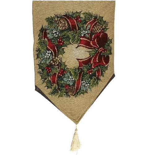 Precious Moments Traditional Wreath, Table Runner