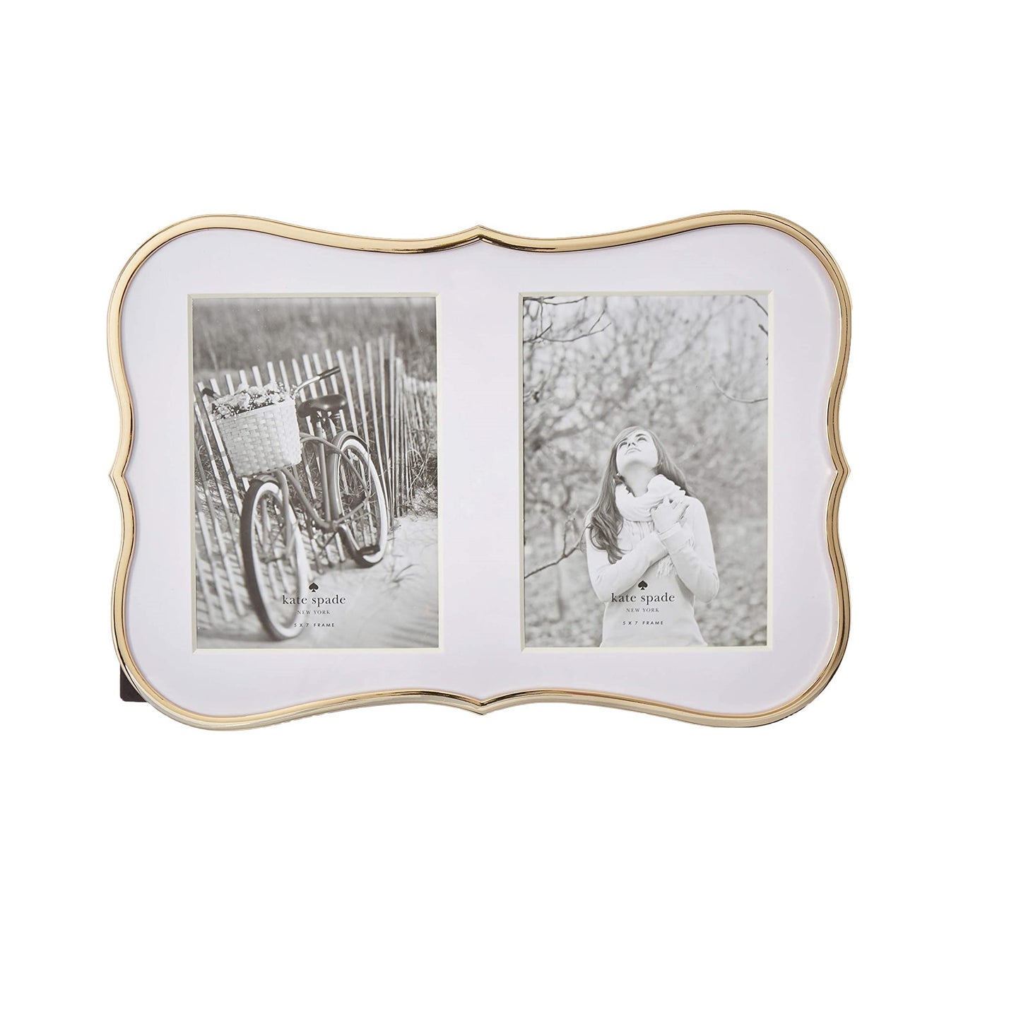 Crown Point™ Gold Double 5" x 7" Frame by Lenox