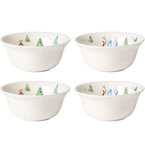 Profile Snow Day All Purpose Bowls, Set of 4 By Lenox