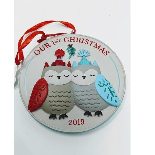 Dated 2019 Our 1st Christmas Tree Trimmer Ornament