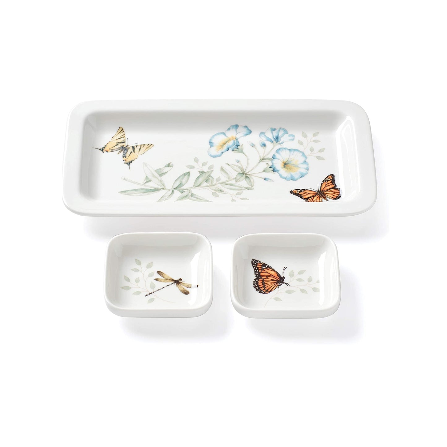 Butterfly Meadow Sushi Plate & Bowls by Lenox