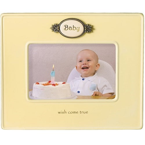 Baby Photo Frame, Cream Wish Come True