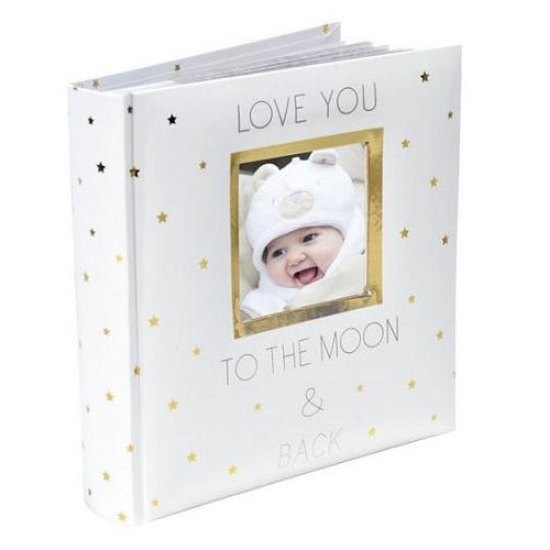 Malden Love You to the Moon Baby Photo Album