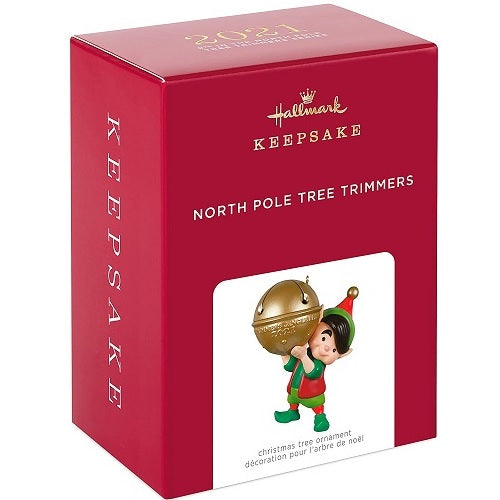 Ornament 2021, North Pole Tree Trimmers Jingle Bell Elf