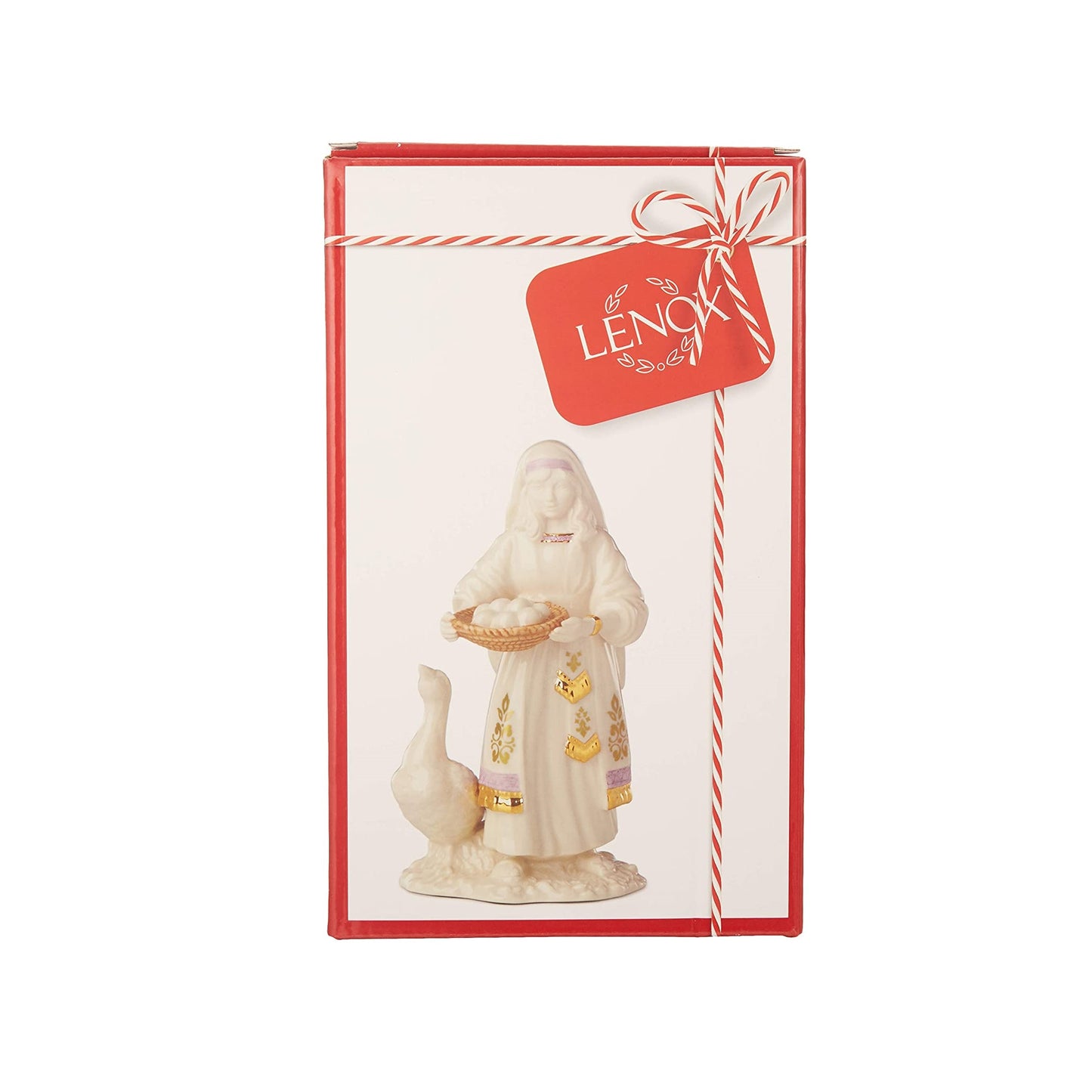 First Blessing Nativity Goose & Girl Figurine by Lenox