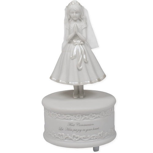 First Communion Girl Musical Figure by Roman