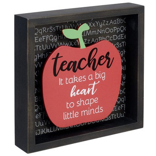Teacher Apple Sign