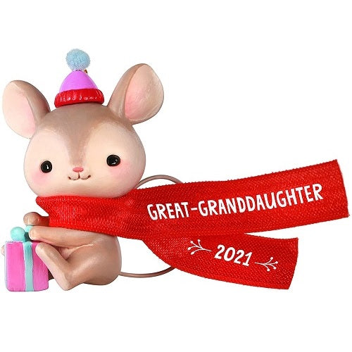 Ornament 2021, Great-Granddaughter Mouse