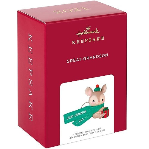 Ornament 2021, Great-Grandson Mouse