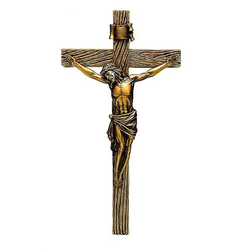 Joseph's Studio Crucifix doré antique de 20 pouces