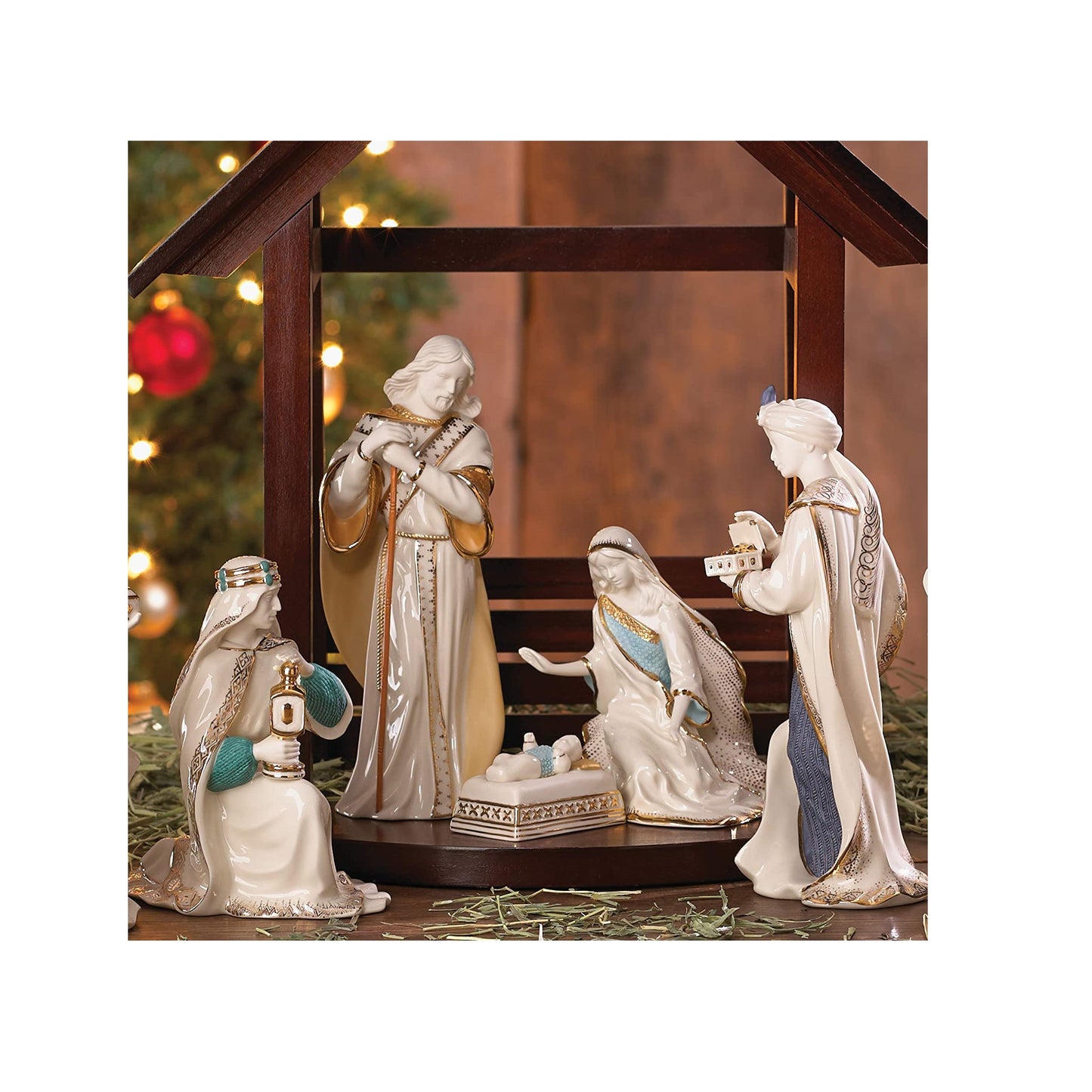 First Blessing Nativity 3-piece Holy Family Figurine Set by Lenox