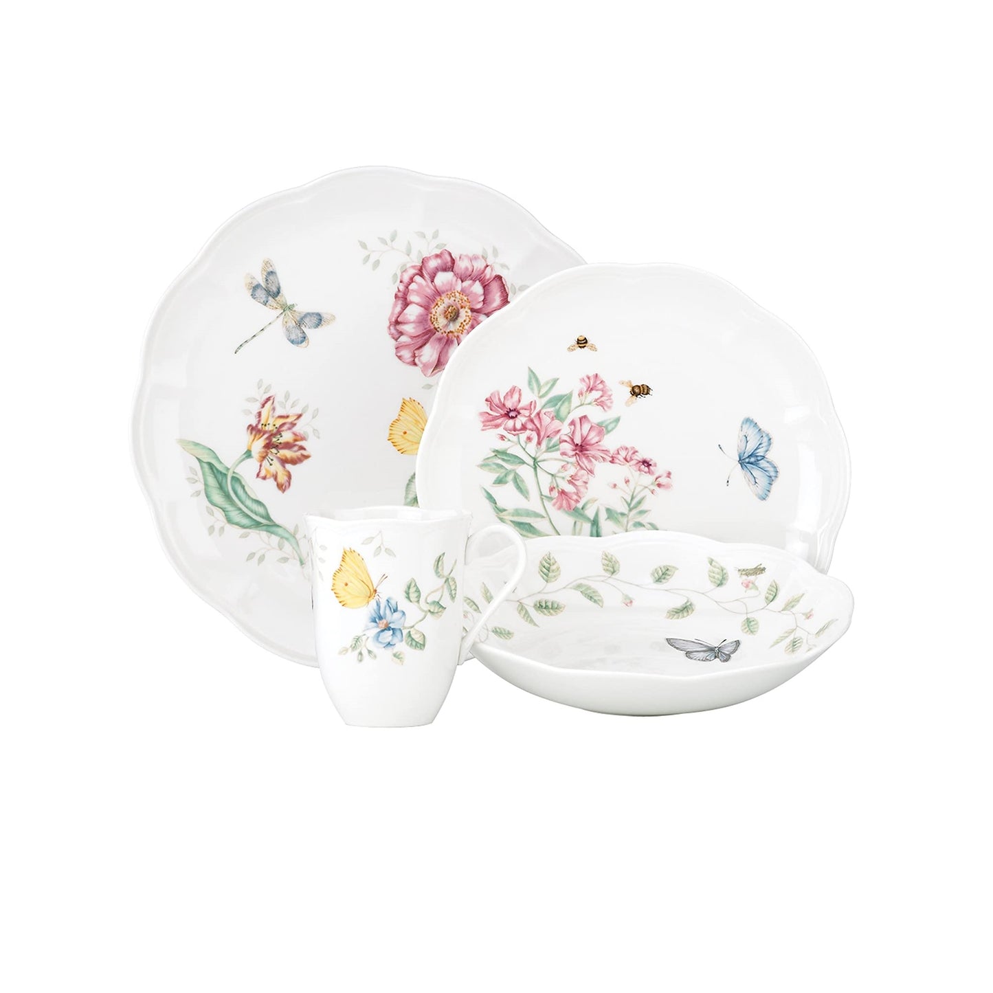 Butterfly Meadow 4-Piece Place Setting by Lenox