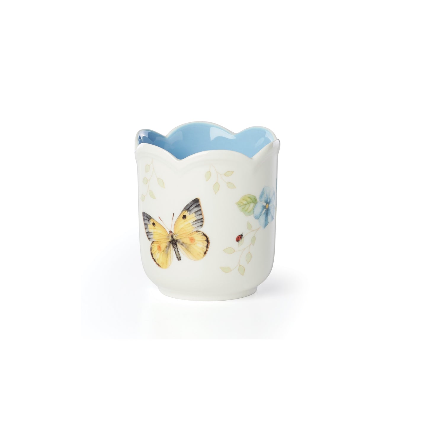Butterfly Meadow Blue Geranium Candle by Lenox