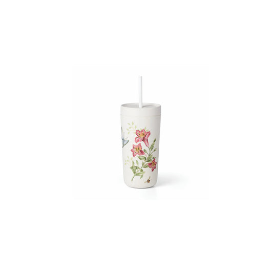 Lenox Butterfly Meadow Bamboo Tumbler With Straw