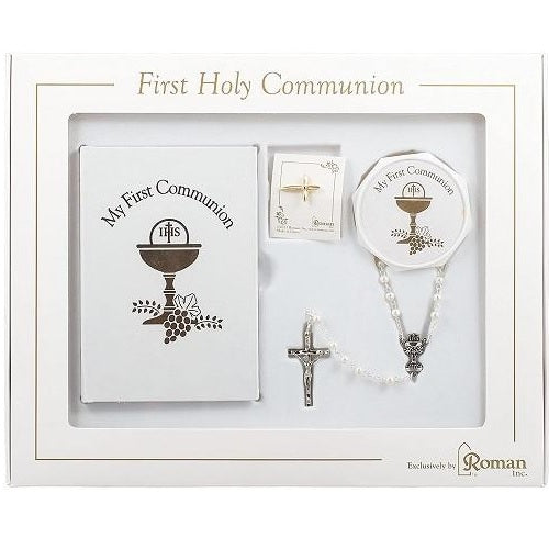 Roman First Holy Communion Girl 5 Piece Gift Set