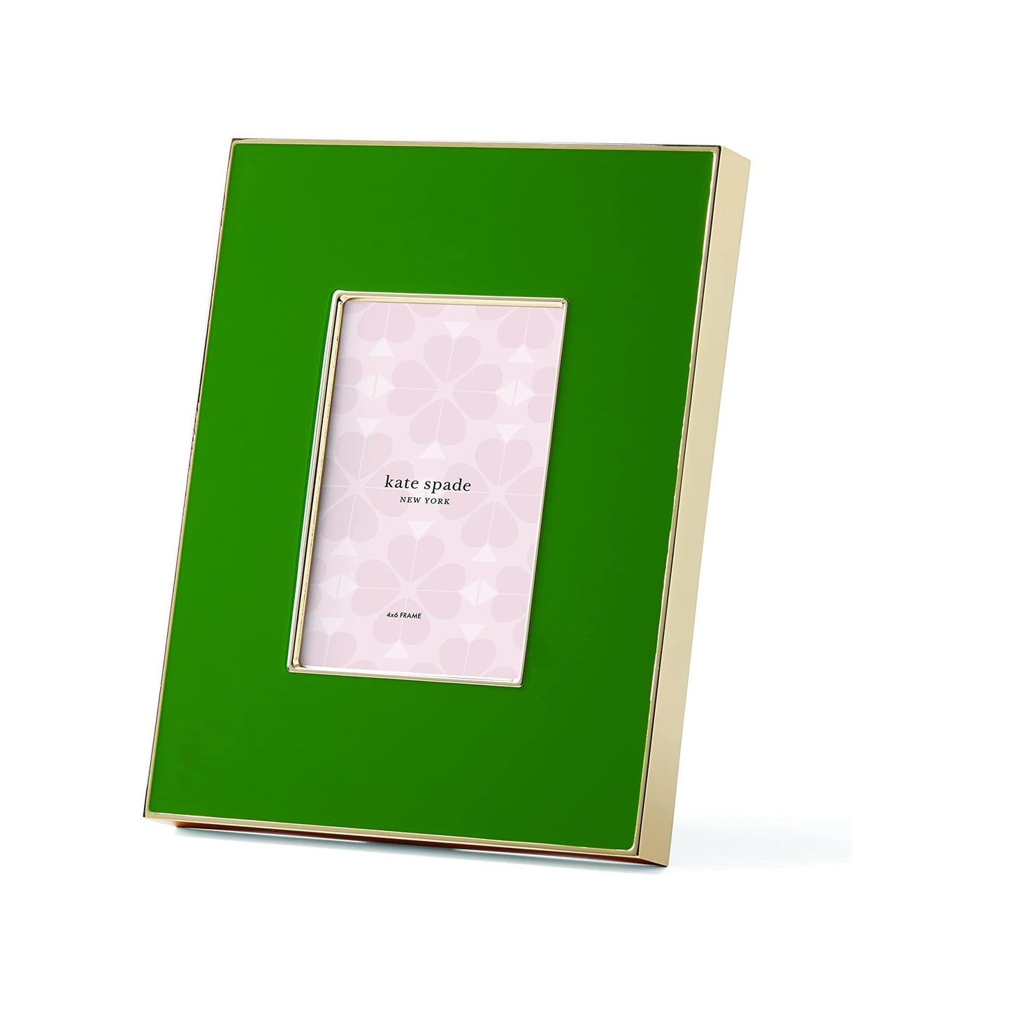 Kate Spade Make It Pop Frame Metal Enamel Green