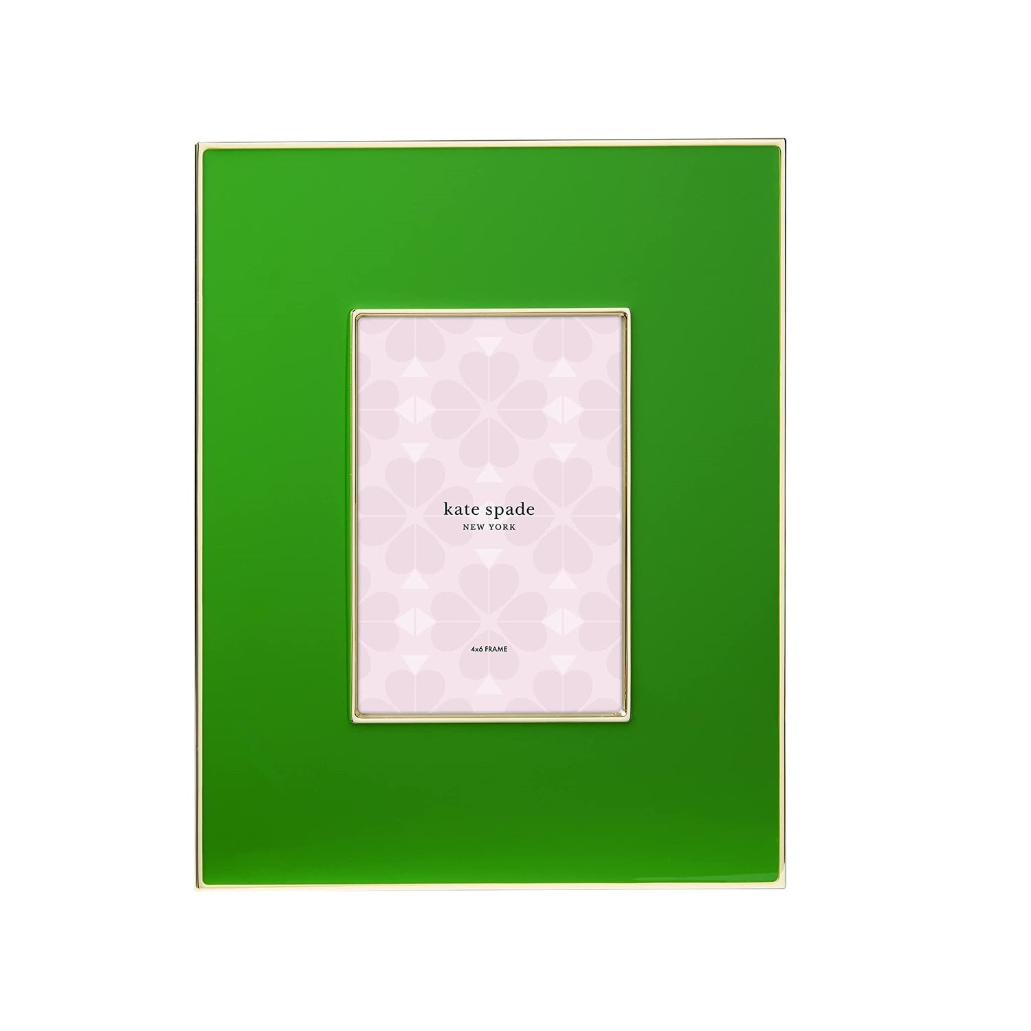 Kate Spade Make It Pop Frame Metal Enamel Green