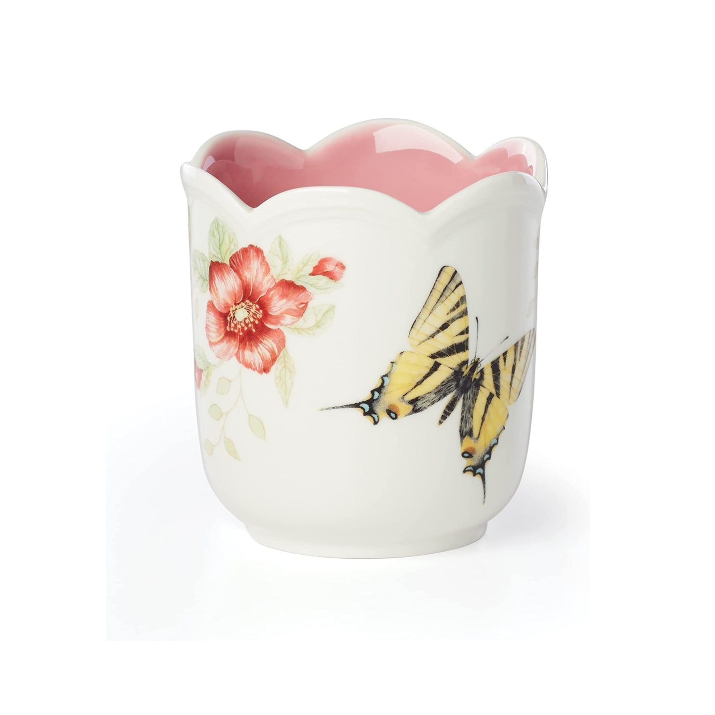Butterfly Meadow Pink Citrus Candle by Lenox