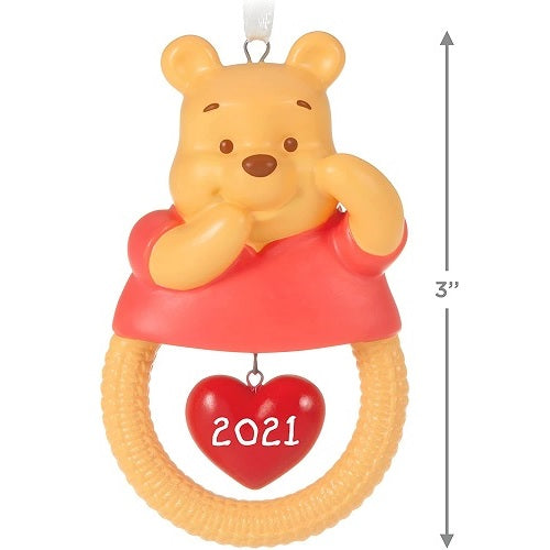 Ornement Noël 2021 Disney Winnie l'ourson Premier Noël de bébé