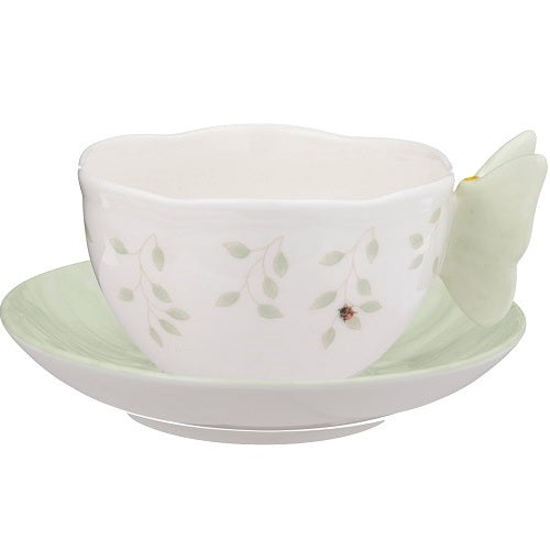 LENOX Butterfly Meadow Green Cup & Saucer