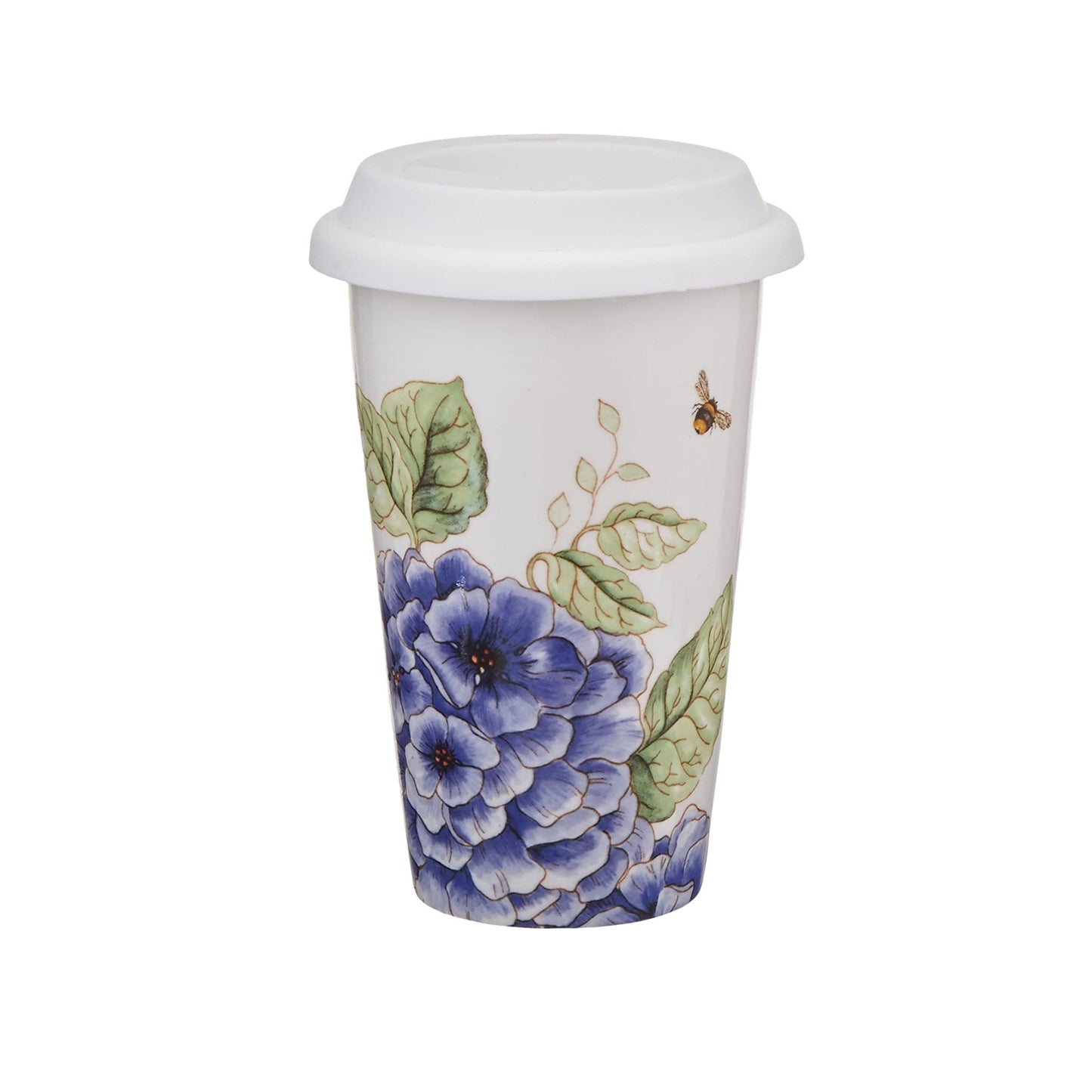 Butterfly Meadow Blue Thermal Travel Mug by Lenox