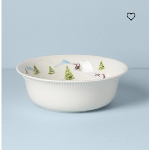 Profile Snow Day Serving Bowl By Lenox