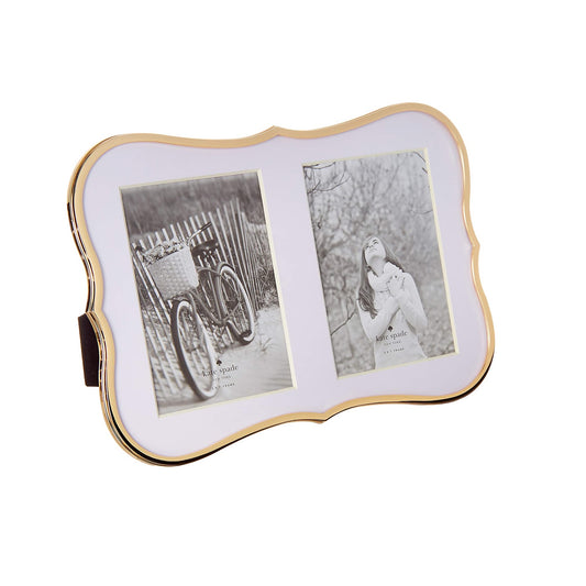 Crown Point™ Gold Double 5" x 7" Frame by Lenox