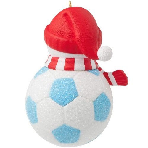 Ornament 2020 Soccer Snowman, DIY Personalized