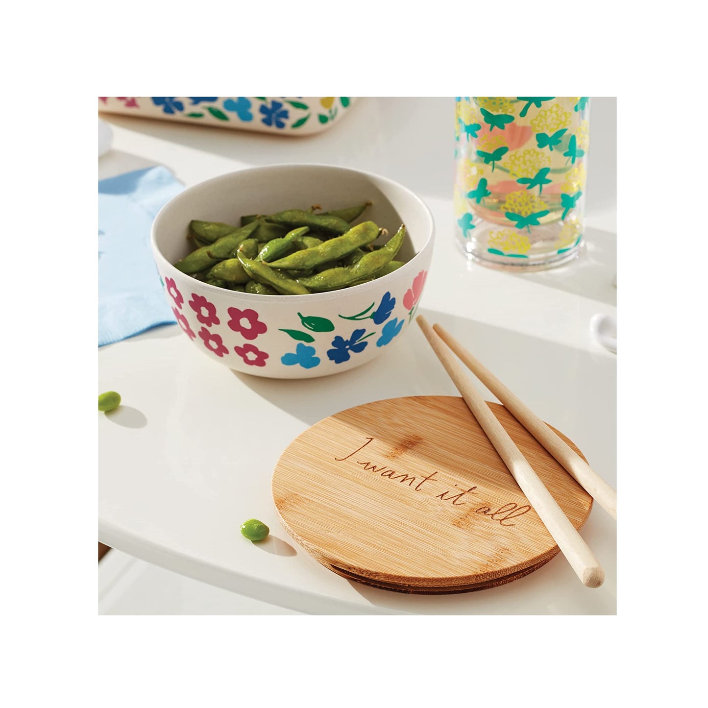 Kate Spade Floral Field™ Lunch Set Round Container, set of 2