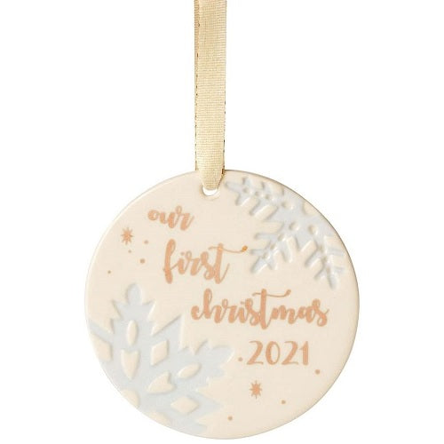 2021 Our First Christmas Ornament by Lenox
