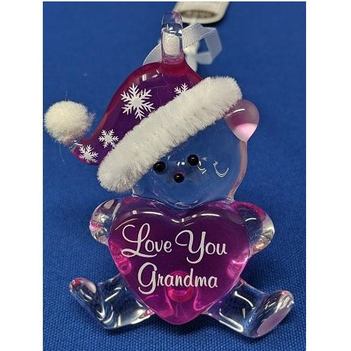 Glass Baron Grandma Bear Ornament