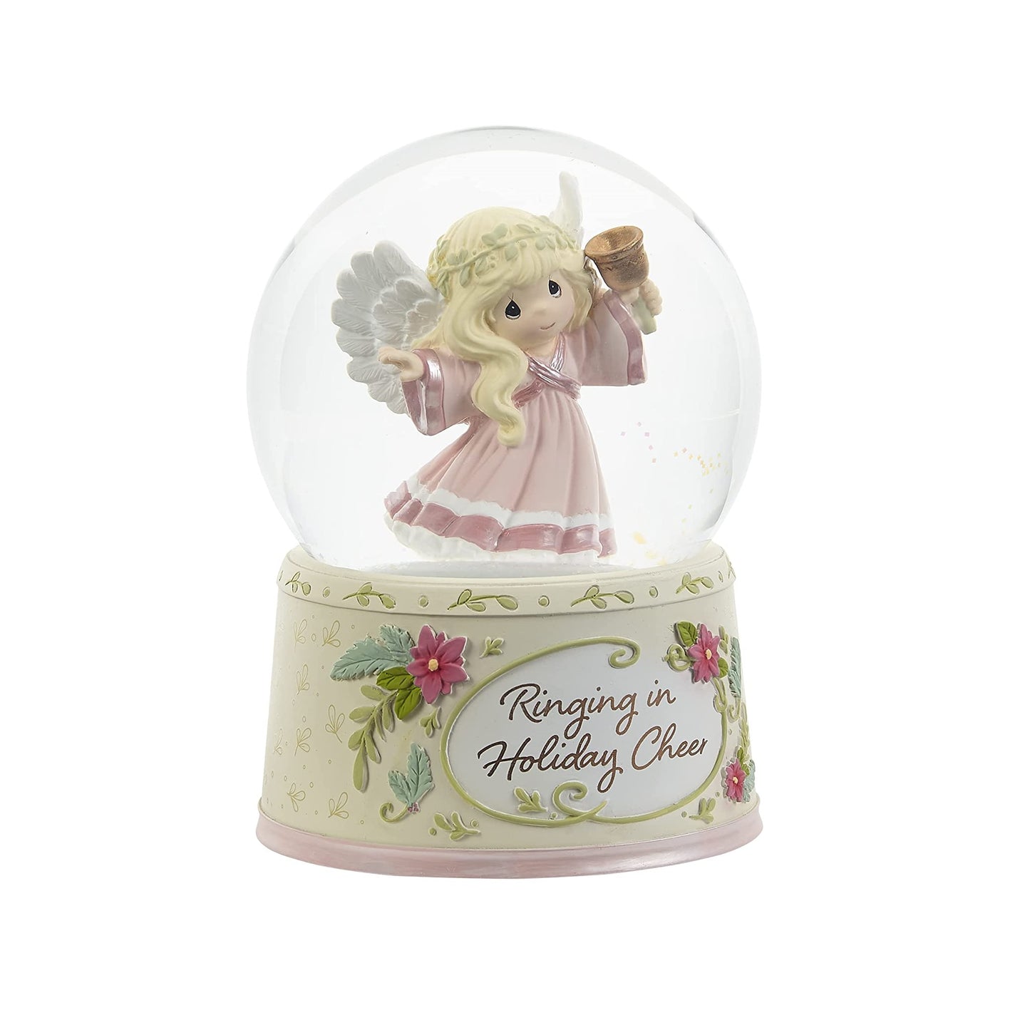 Ringing In Holiday Cheer Annual Angel Musical Snow Globe