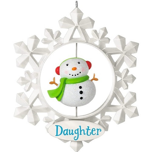 Ornament 2021 Daughter Snowflake