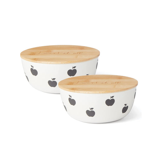 Kate Spade New York Apple Toss lunch set of 2 by lenox