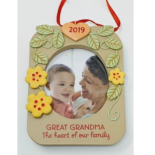 2019 Great Grandma Photo Holder Ornament