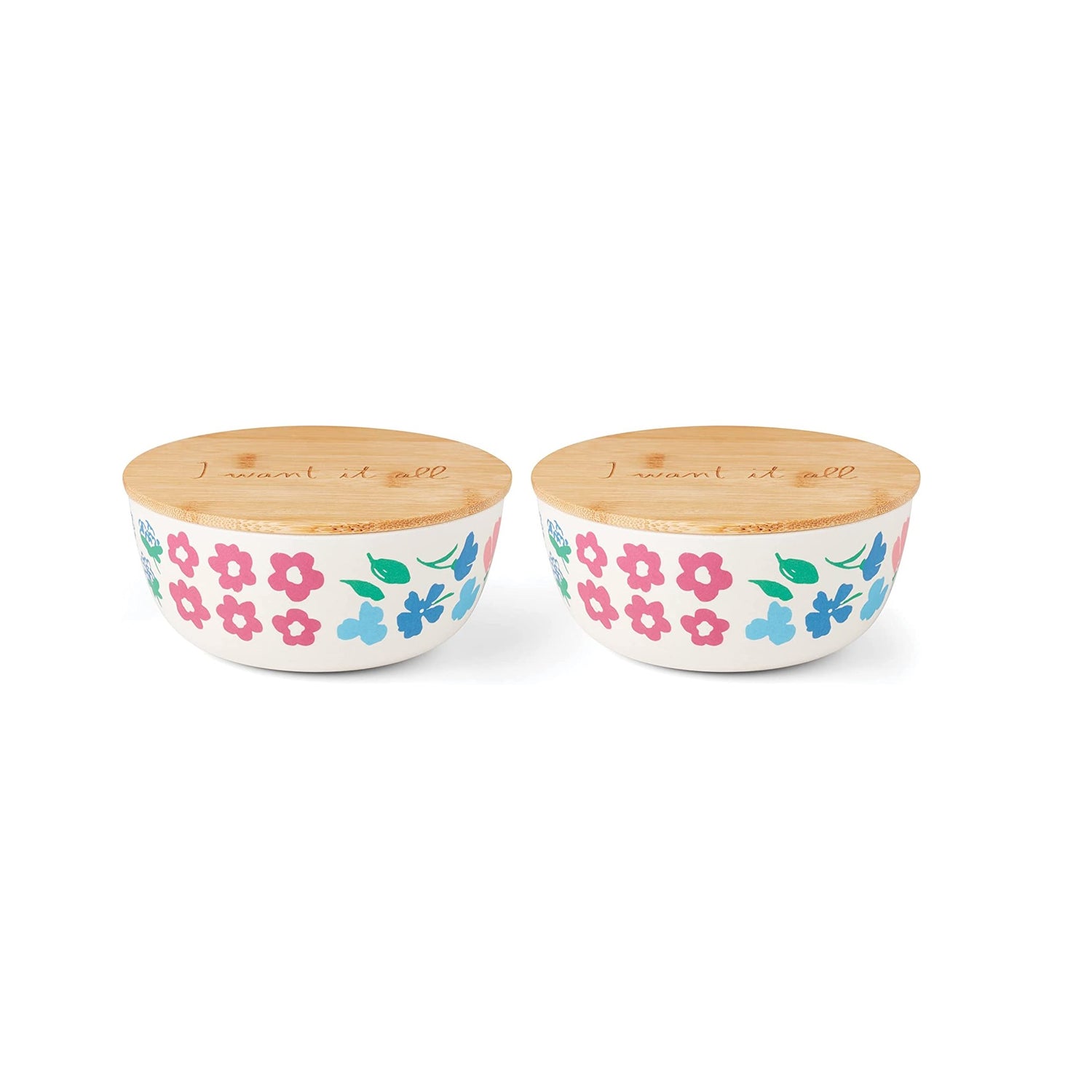 Kate Spade Floral Field™ Lunch Set Round Container, set of 2