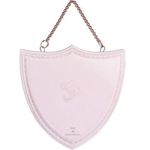 Ornament 2020 Beautifully Brave Pink Shield Porcelain