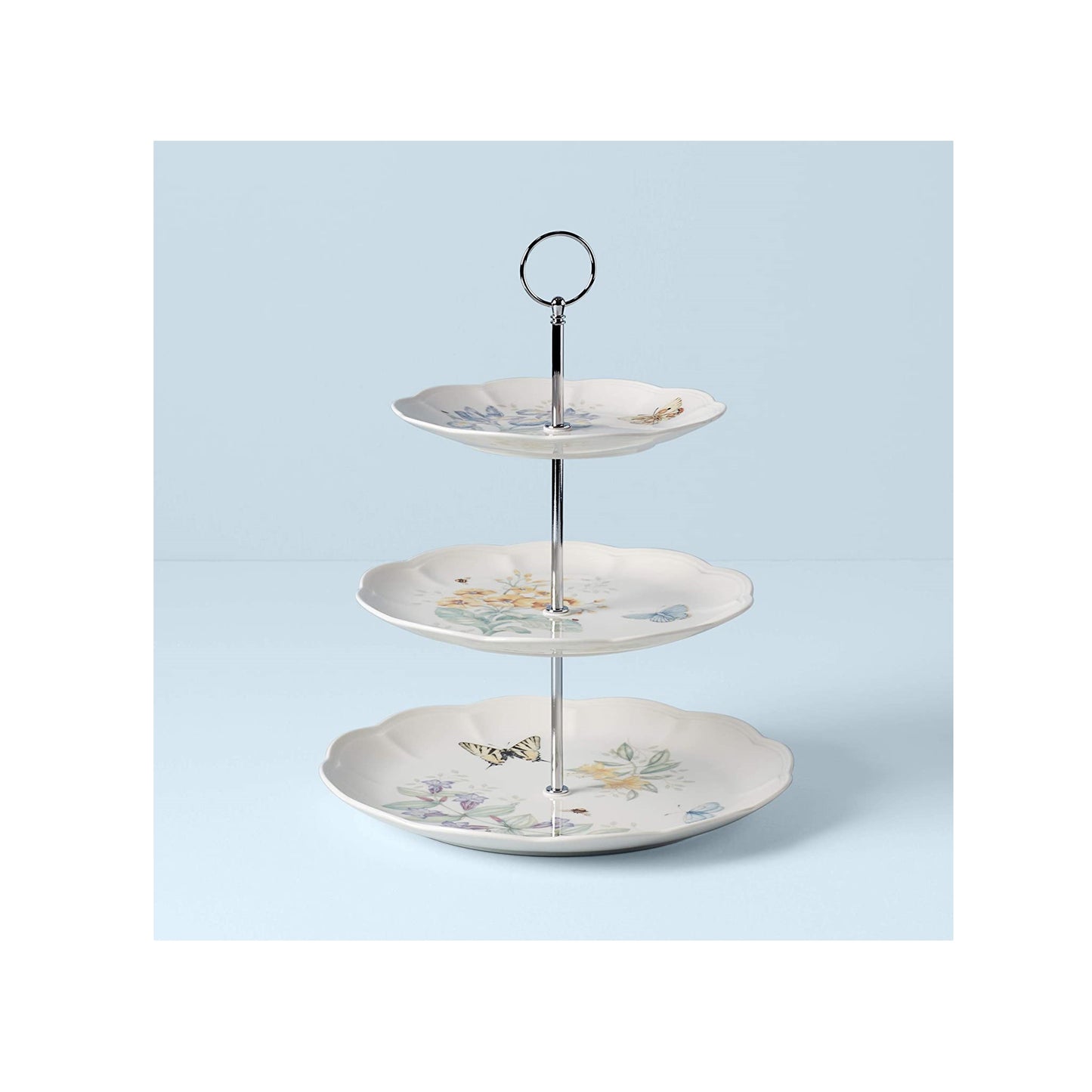 Butterfly Meadow® 3-Tiered Server by Lenox