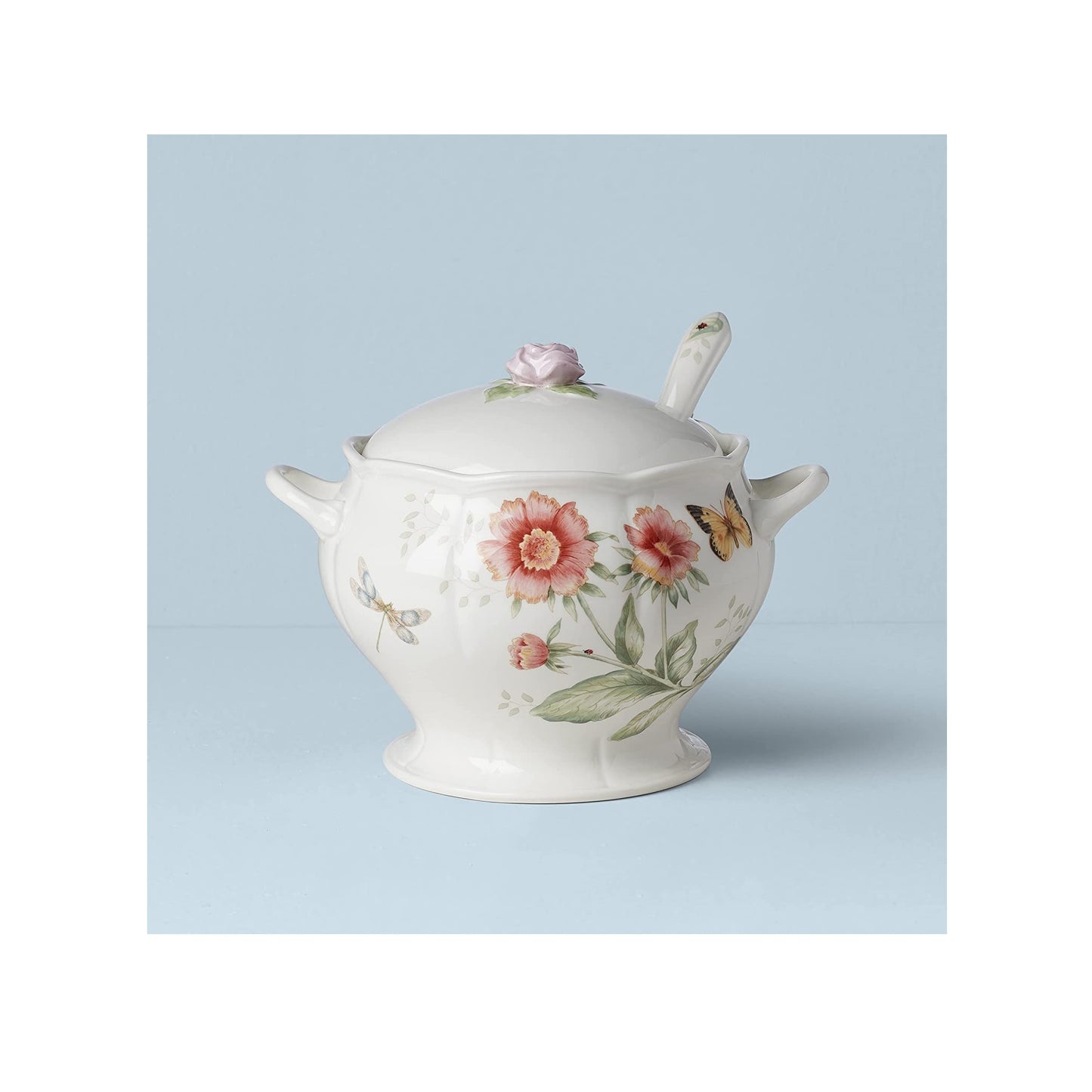 Butterfly Meadow 2 piece Tureen and Ladle Set by Lenox