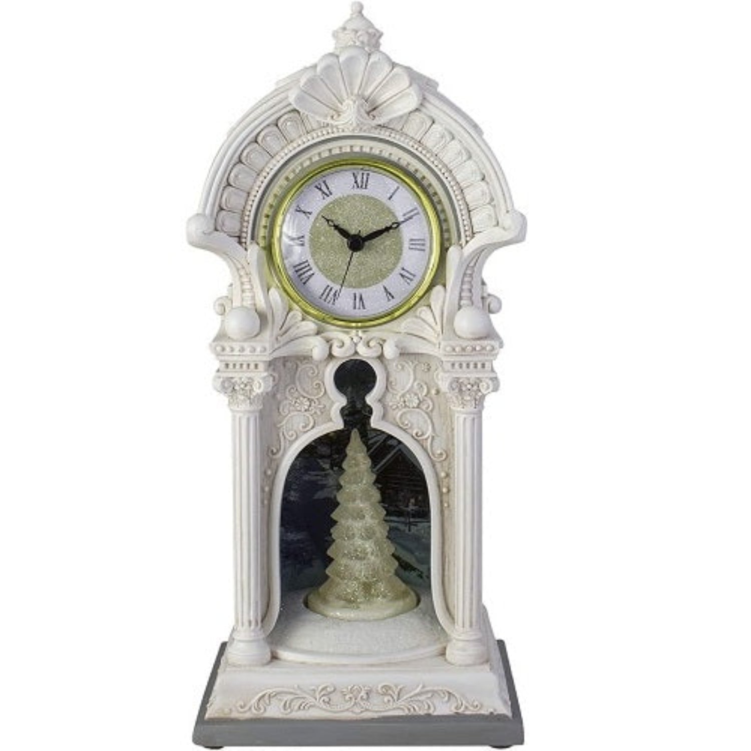 Roman Musical LED Rotating Clock with Tree