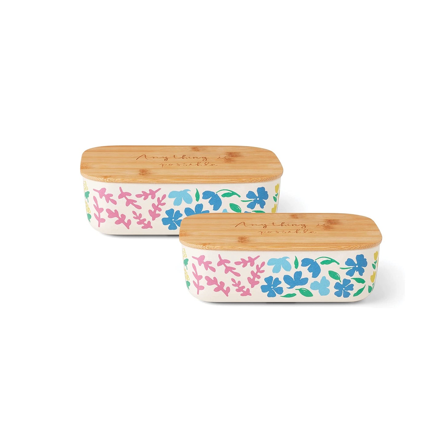 Kate Spade Floral Field™ Lunch Set Rectangle Container, set of 2